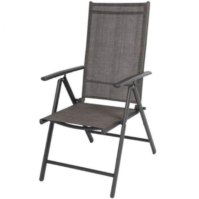 Krzesło ogrodowe 7-pozycyjne BNS-100029HB czarne