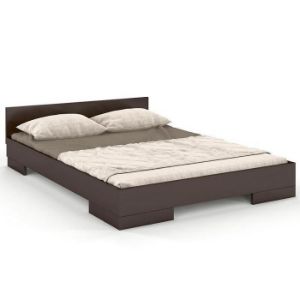 Obrazek Łóżko drewniane bukowe Skandica Spectrum niskie 200x200 palisander