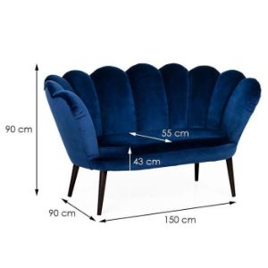 Obrazek Sofa Tristan Bluvel 86/wenge