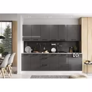 Obrazek Front zmywarki Oscar 60PZ antracyt połysk