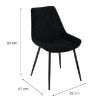 Obrazek Krzesło Vancouver 80097B-A Black