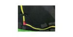 Obrazek Trampolina Comfort z drabinką 244cm zielona