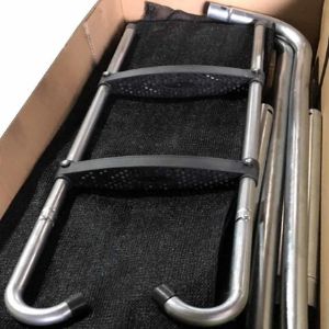 Obrazek Trampolina Comfort z drabinką 244cm zielona