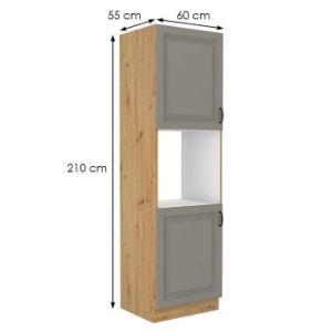 Obrazek Szafka kuchenna Stilo claygrey/artisan 60dp/210 2f