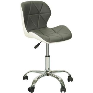 Obrazek Fotel obrotowy Nero biały-popiel