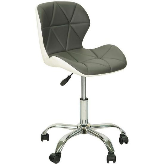 Obrazek Fotel obrotowy Nero biały-popiel