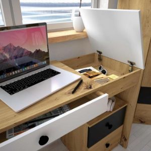 Obrazek Biurko Nero 10 120 – Czarny Połysk