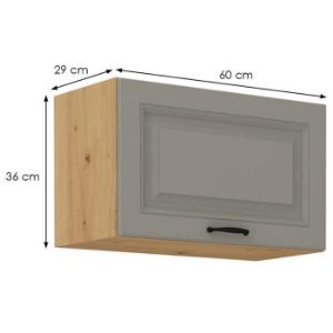 Obrazek Szafka kuchenna Stilo claygrey/artisan 60gu/36 1f 