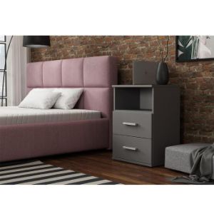 Obrazek Szafka nocna Goda III 2S grafit