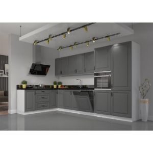 Obrazek Szafka kuchenna Stilo dustgrey/biały 80g/72 2f