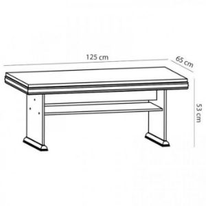 Obrazek Ława Kora KL2 biały