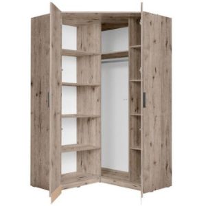 Obrazek Szafa narożna Snow 06 Wellington/Grafit 