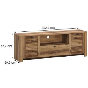 Obrazek Stolik RTV Sevilla B 2d1s Dąb Delano Ciemny