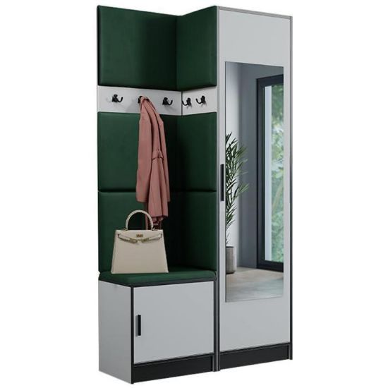 Obrazek Garderoba Roj 11 biała + Kronos 19 zielona
