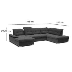 Obrazek Narożnik z funkcją spania Reno Alfa 13 lewostronny