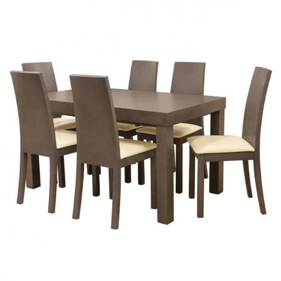 Obrazek Zestaw stół i krzesła Karla 1+6 ST408 KR 107 BR022 bronco8720