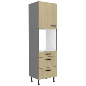 Obrazek Szafka kuchenna SCANDI jodełka/antracyt 60dps-215 1f 3s 