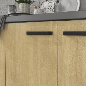 Obrazek Szafka kuchenna SCANDI jodełka/antracyt 60dps-215 1f 3s 