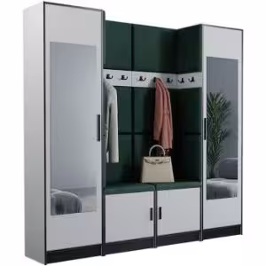 Obrazek Garderoba Roj 18 biała + Kronos 19 zielona