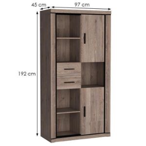 Obrazek Regał Dallas D23 dąb truflowy