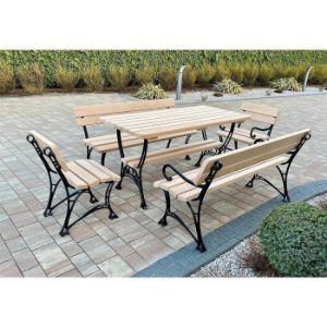 Obrazek  Ławka królewska drewno naturalne 