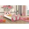 Obrazek Łóżko Dziecięce Bear 160 Różowy + materac i stelaż