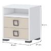Obrazek Szafka nocna Kiki NS2-BE/KI-01 white/sand