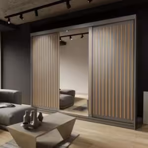 Obrazek Szafa Royal 250 Szara/Lamela Wotan