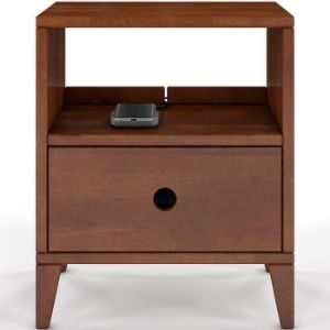 Obrazek Szafka nocna bukowa skandica sund/orzech