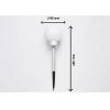 Obrazek Lampa solarna 1LED BY-131578 Kula biała 10