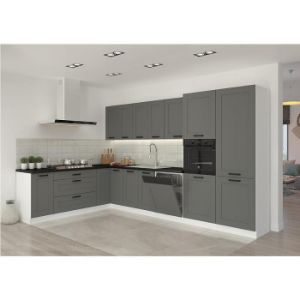 Obrazek Kuchnia Luna dustgrey/biały 260 bez blatu