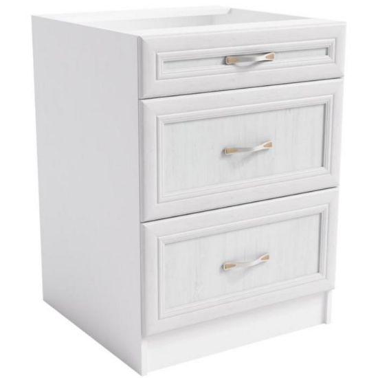 Obrazek Szafka kuchenna Sycylia  D60s3 biały/dąb lancelot