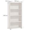 Obrazek Regał Tomar 4 biały 11011436