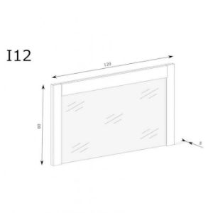 Obrazek Lustro Indianapolis I 12 jesion jasny