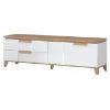 Obrazek Szafka RTV Brio TV pacific walnut/crystal white