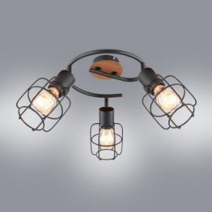 Obrazek Lampa 54037-3 Czarno-brązowa LS3