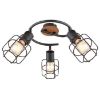 Obrazek Lampa 54037-3 Czarno-brązowa LS3