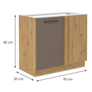 Obrazek Szafka kuchenna Bolonia trufel/artisan 105nd 1f bb