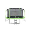 Obrazek Trampolina Comfort z drabinką 427cm zielona