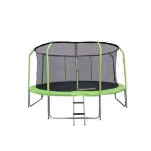 Obrazek Trampolina Comfort z drabinką 427cm zielona