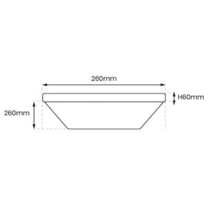 Obrazek Plafon Avalon Black EK77860 12W KW SKY PL1 