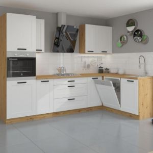 Obrazek Kuchnia Luna biały mat/artisan 260 bez blatu