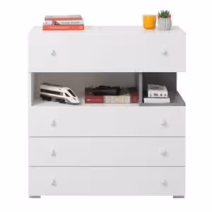 Obrazek Komoda Sigma SI11 Biały Lux/Beton