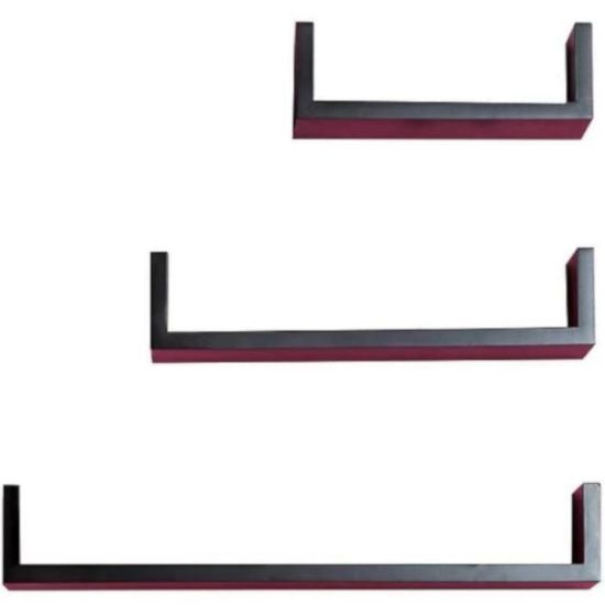 Obrazek Półki 3-Wake wall black FY7451