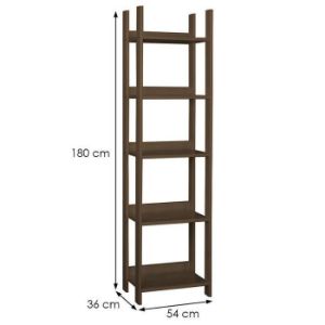 Obrazek Regał eko wysoki 180 sosna bejca dąb