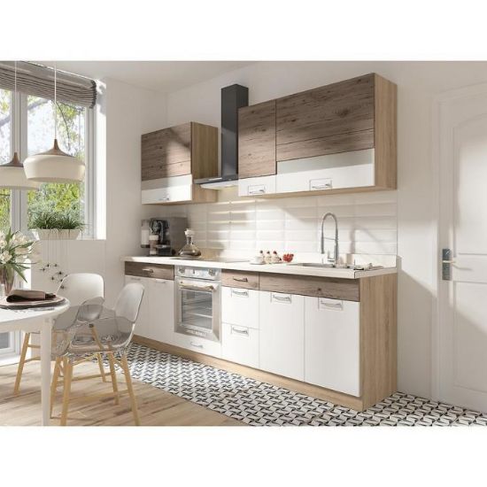 Obrazek Kuchnia Econo 260 zestaw C plus sonoma/biały/san remo