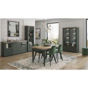 Obrazek Stół Evora 92 Dąb Lefkas/Zielony