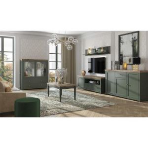 Obrazek Stół Evora 92 Dąb Lefkas/Zielony