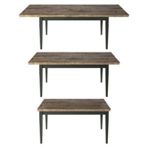 Obrazek Stół Evora 92 Dąb Lefkas/Zielony