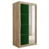 Obrazek Szafa Tapi 100 Dąb Sonoma/Zielony